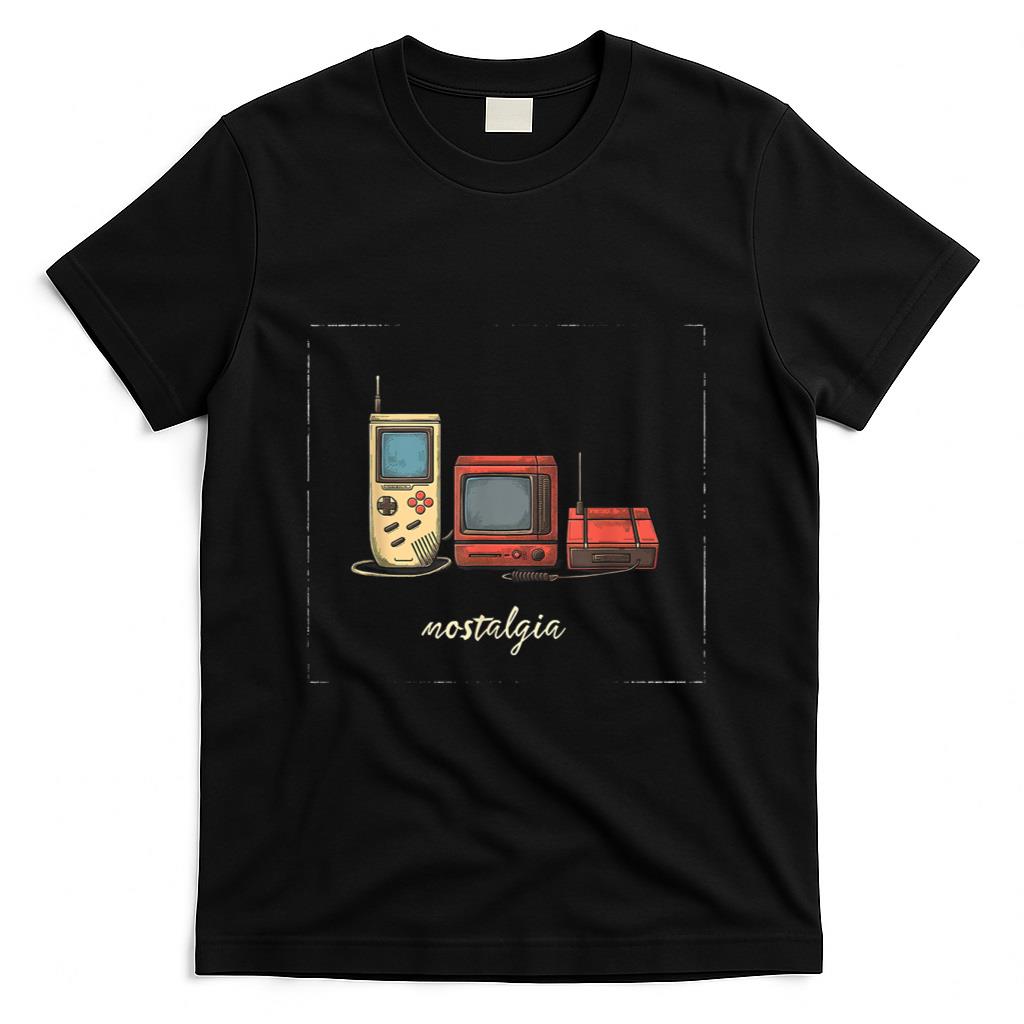 Retro Nostalgia - Retro Nostalgia Vintage Devices Tech T-Shirt