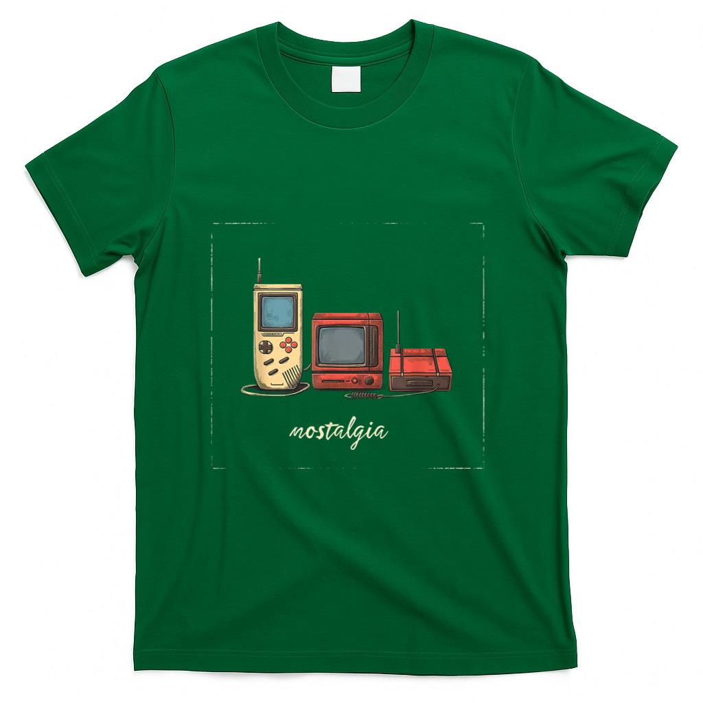 Retro Nostalgia - Retro Nostalgia Vintage Devices Tech T-Shirt