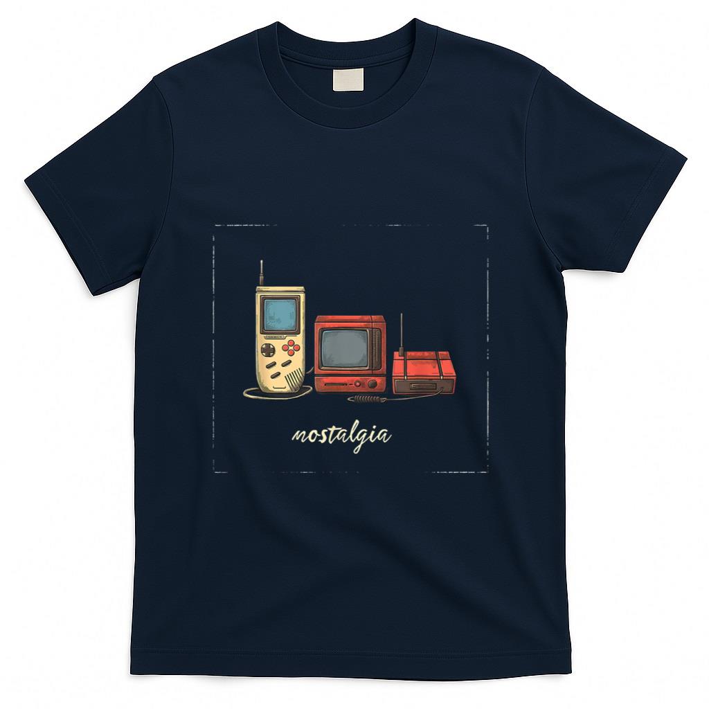 Retro Nostalgia - Retro Nostalgia Vintage Devices Tech T-Shirt