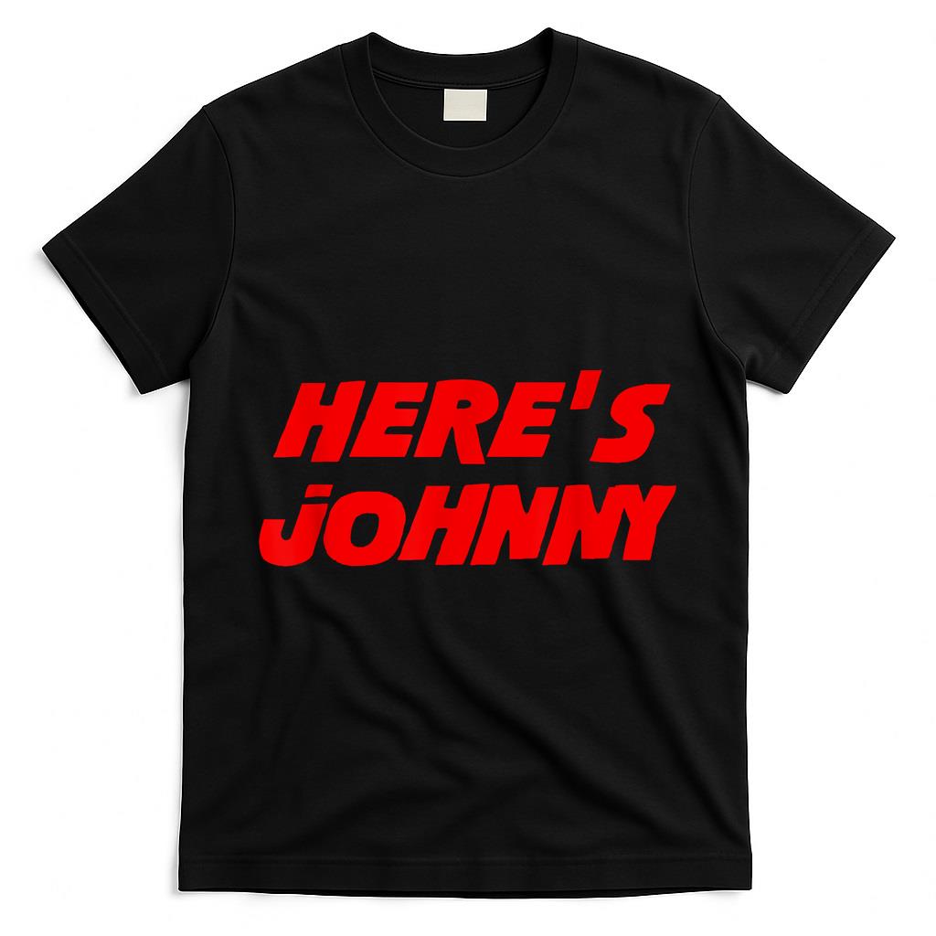 Heres Johnny Retro Halloween Costume Jack Trick Or Treat T-Shirt
