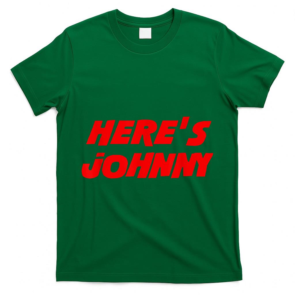 Heres Johnny Retro Halloween Costume Jack Trick Or Treat T-Shirt