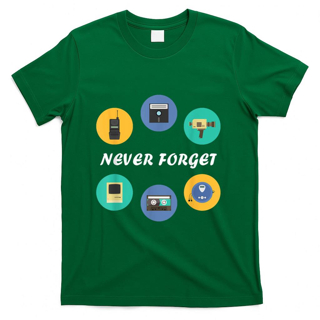 Retro Nostalgia - Throwback Thursday T-Shirt Never Forget Nostalgia 80's Retro T-Shirt