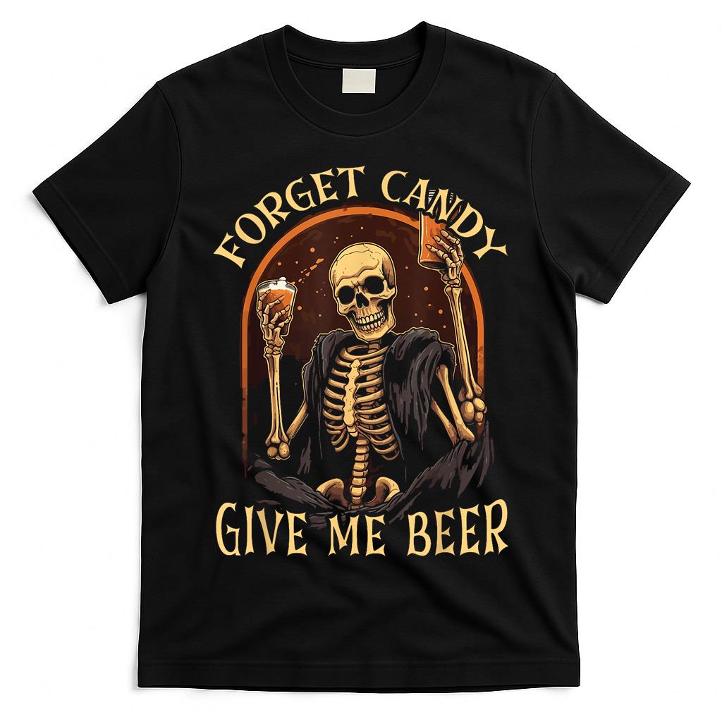 Halloween Beer Drinker Trick Or Treat Spooky Alcoholic  Style 2 T-Shirt