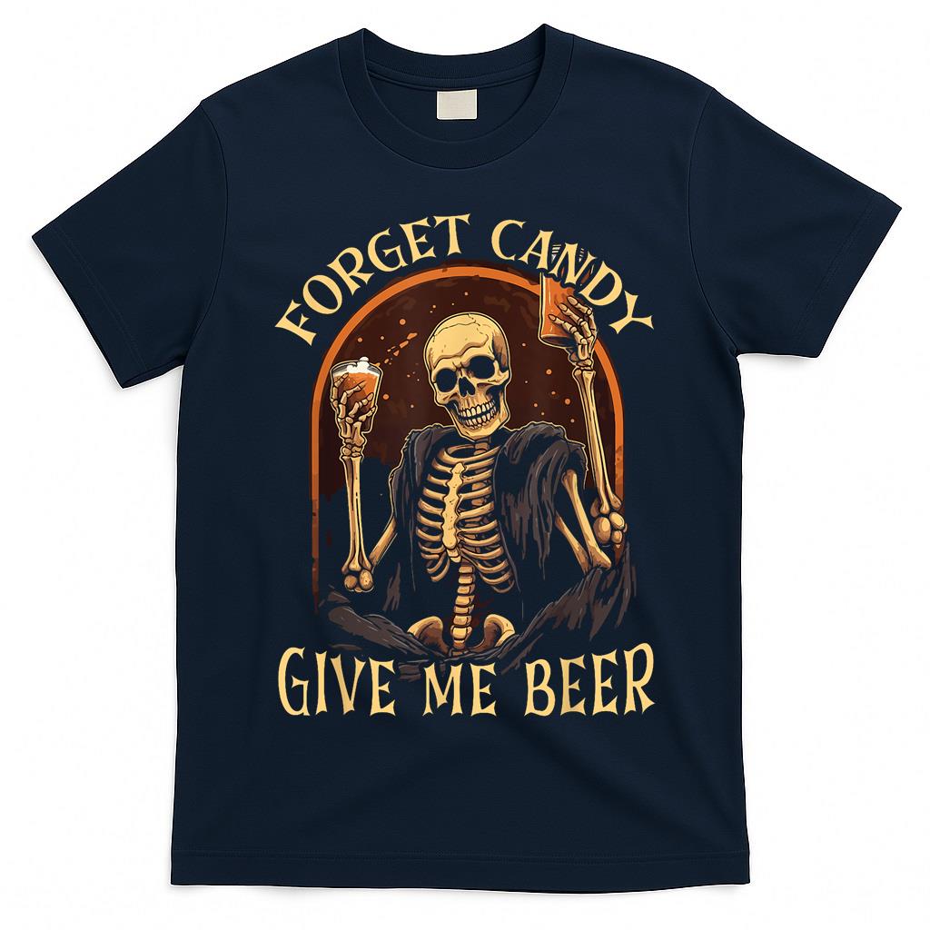 Halloween Beer Drinker Trick Or Treat Spooky Alcoholic  Style 2 T-Shirt