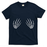 Halloween Bones Skeleton Hands Spooky Trick Or Treat T-Shirt