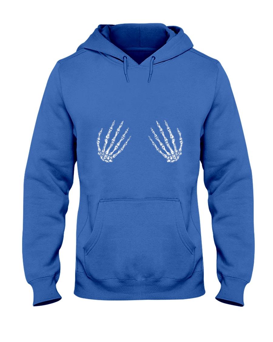 Halloween Bones Skeleton Hands Spooky Trick Or Treat T-Shirt