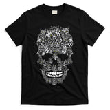Happy Halloween Skeleton Cat Bones Kitty Trick Or Treat T-Shirt