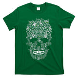 Happy Halloween Skeleton Cat Bones Kitty Trick Or Treat T-Shirt