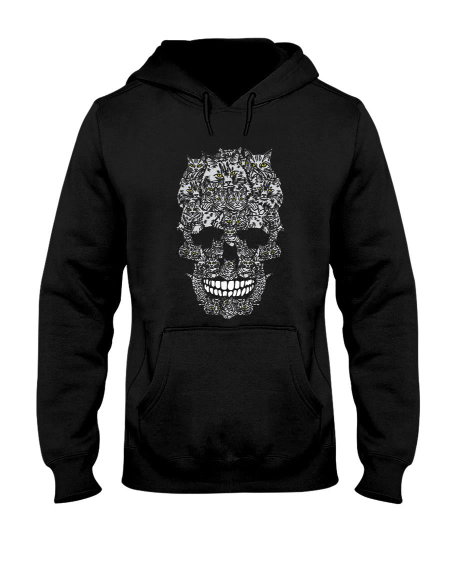 Happy Halloween Skeleton Cat Bones Kitty Trick Or Treat T-Shirt