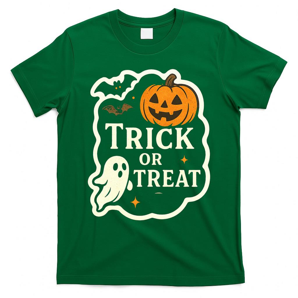 Trick or Treat Ghost and Pumpkin Essential T-Shirt