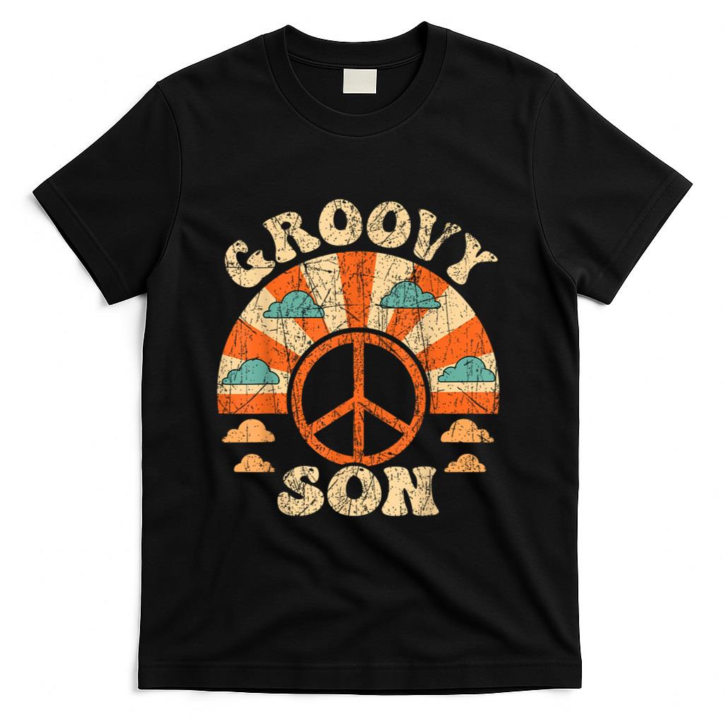 Retro Nostalgia - Groovy Son 70s Aesthetic Nostalgia 1970's Retro Son T-Shirt