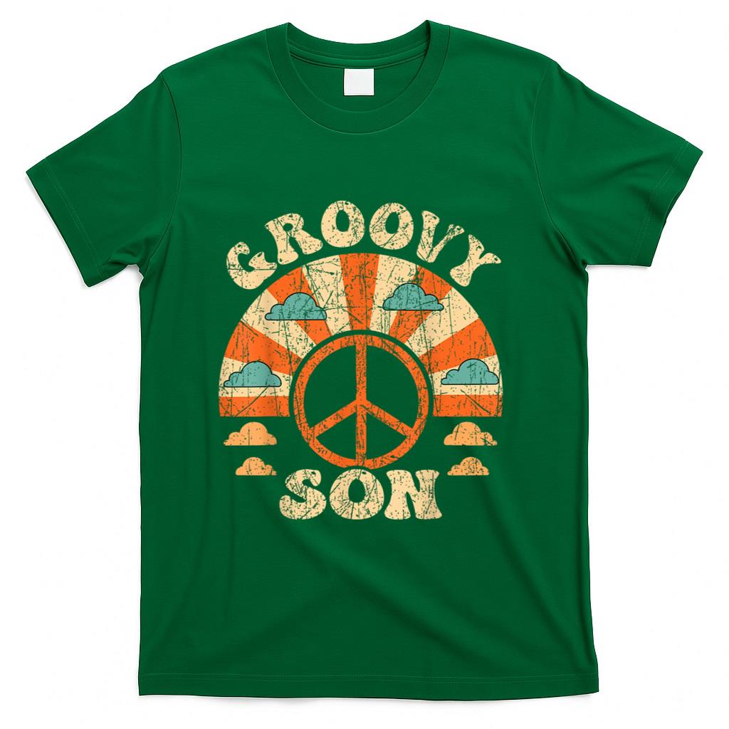 Retro Nostalgia - Groovy Son 70s Aesthetic Nostalgia 1970's Retro Son T-Shirt