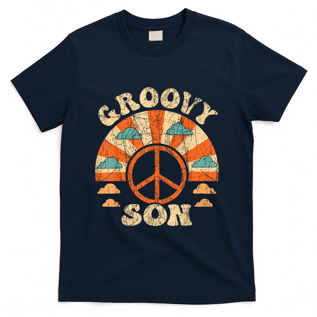 Retro Nostalgia - Groovy Son 70s Aesthetic Nostalgia 1970's Retro Son T-Shirt