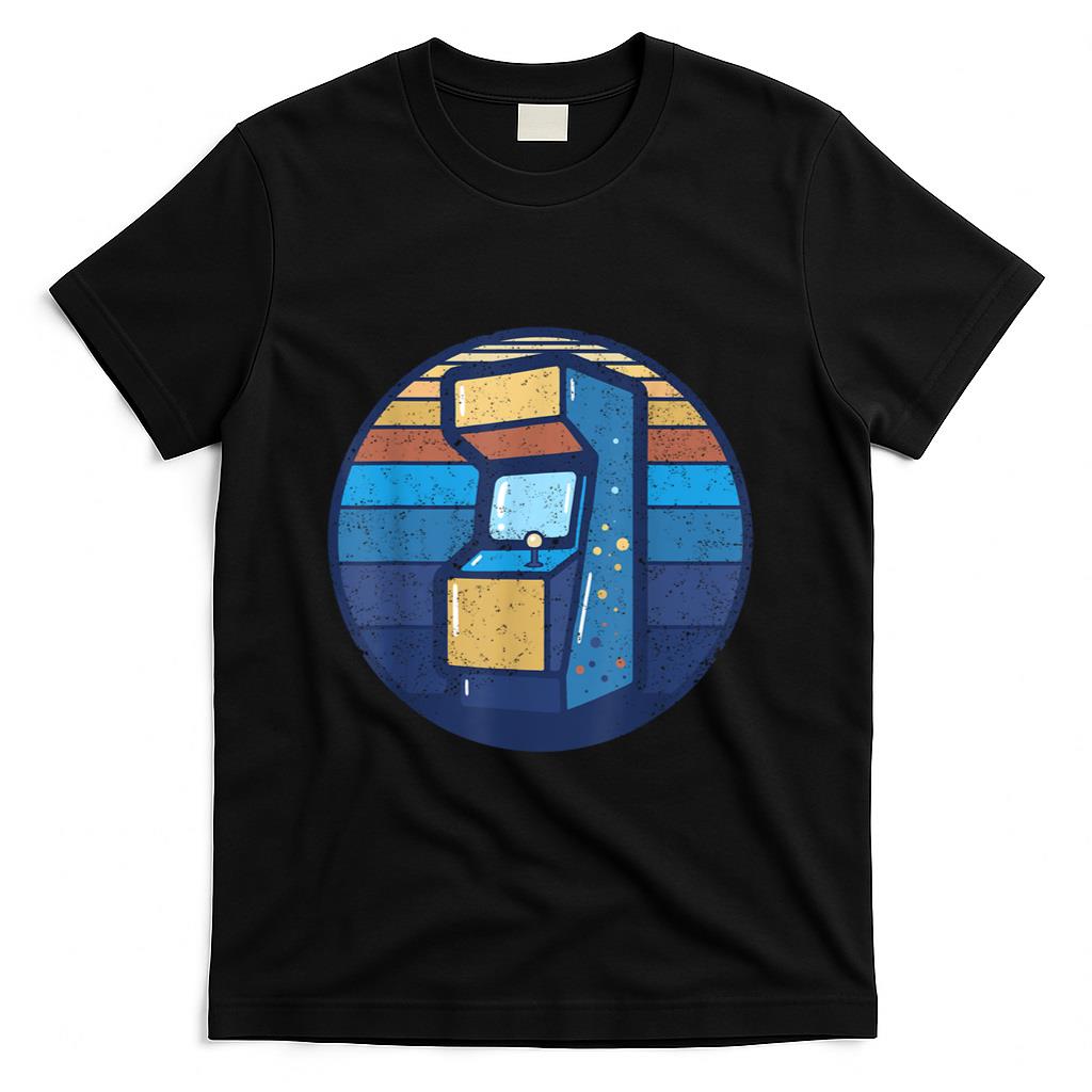 Retro Nostalgia - Arcade Game Machine Cabinet Nostalgia Retro 80s Gamer T-Shirt