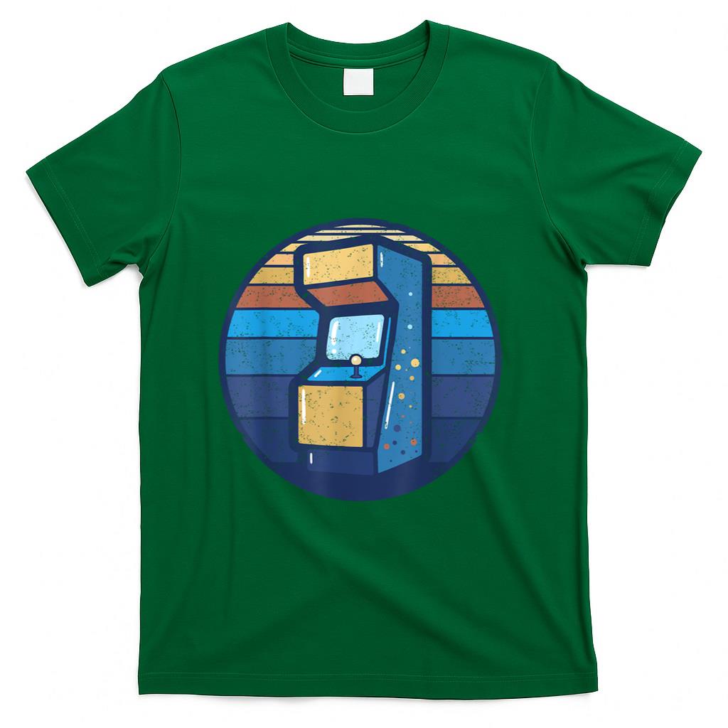 Retro Nostalgia - Arcade Game Machine Cabinet Nostalgia Retro 80s Gamer T-Shirt