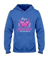 Im A Survivor Butterfly Fight Breast Cancer Awareness Women T-Shirt