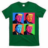 Pop Art Donald Trump Retro T-Shirt - Green