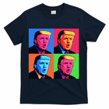 Pop Art Donald Trump Retro T-Shirt - Navy
