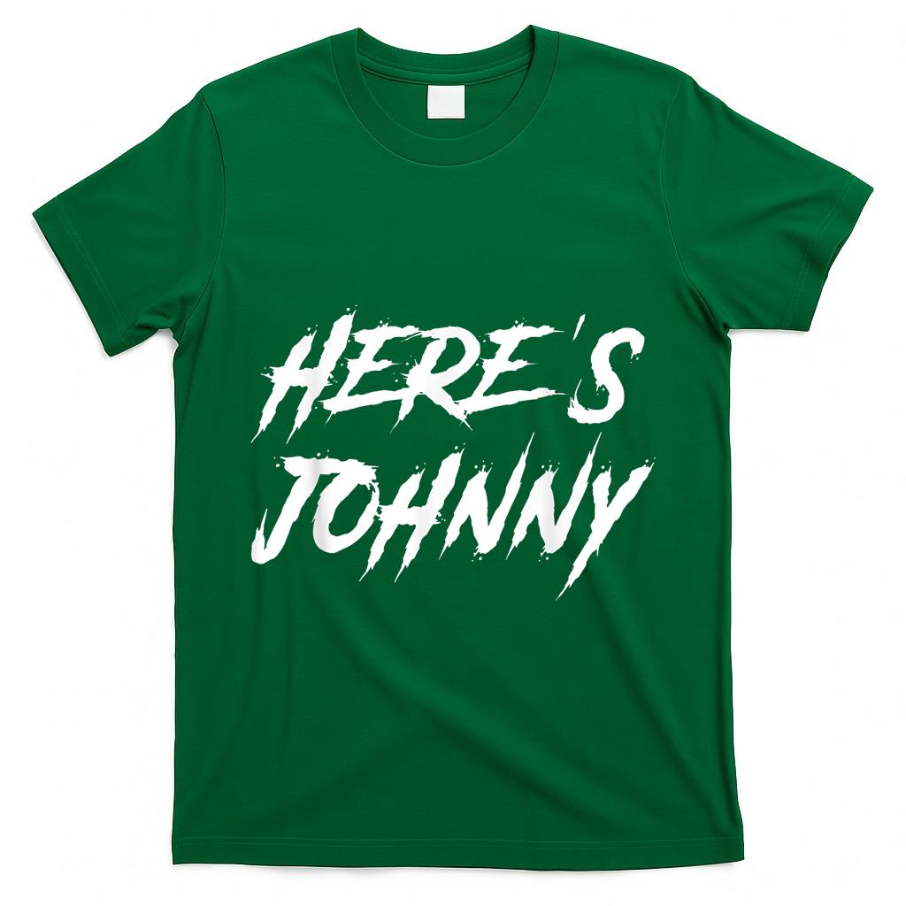 Heres Johnny Halloween Costume Retro Trick Or Treat Jack T-Shirt
