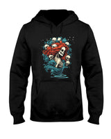 Zombie Mermaid Halloween Costume Spooky Trick Or Treat T-Shirt
