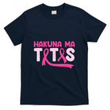 Hakuna Ma Tatas Breast Cancer Awareness Support Pink Ribbon T-Shirt