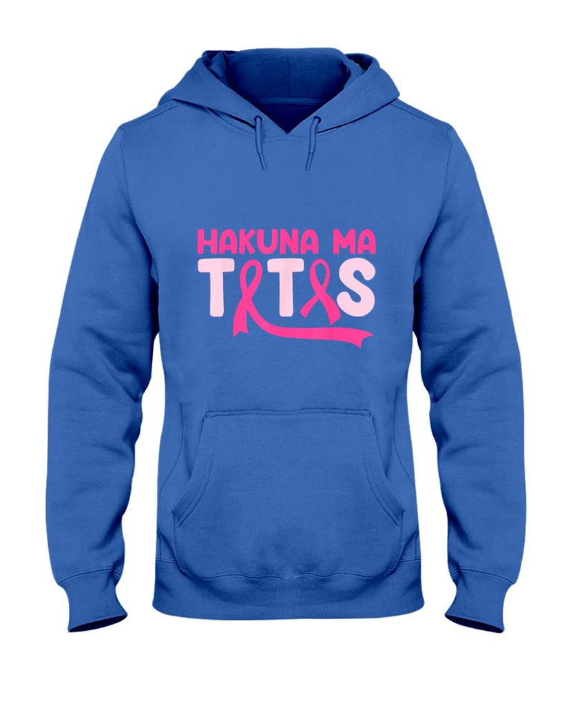 Hakuna Ma Tatas Breast Cancer Awareness Support Pink Ribbon T-Shirt