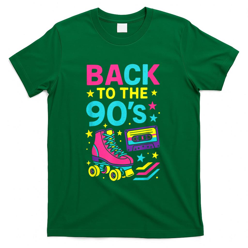 Retro Nostalgia - Back To The 90's - Rollerskate Nostalgia Retro T-Shirt