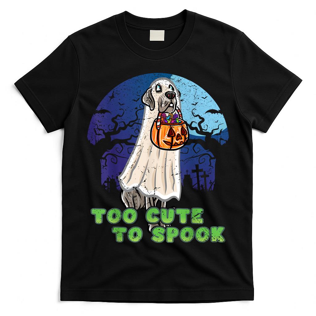 Great Dane Happy Halloween Costume Ghost Trick or Treat T-Shirt