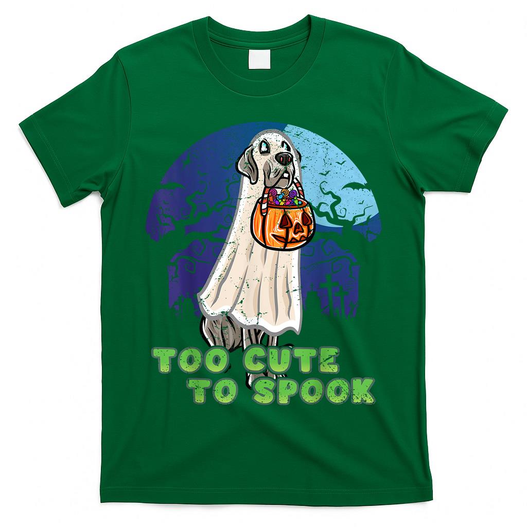 Great Dane Happy Halloween Costume Ghost Trick or Treat T-Shirt