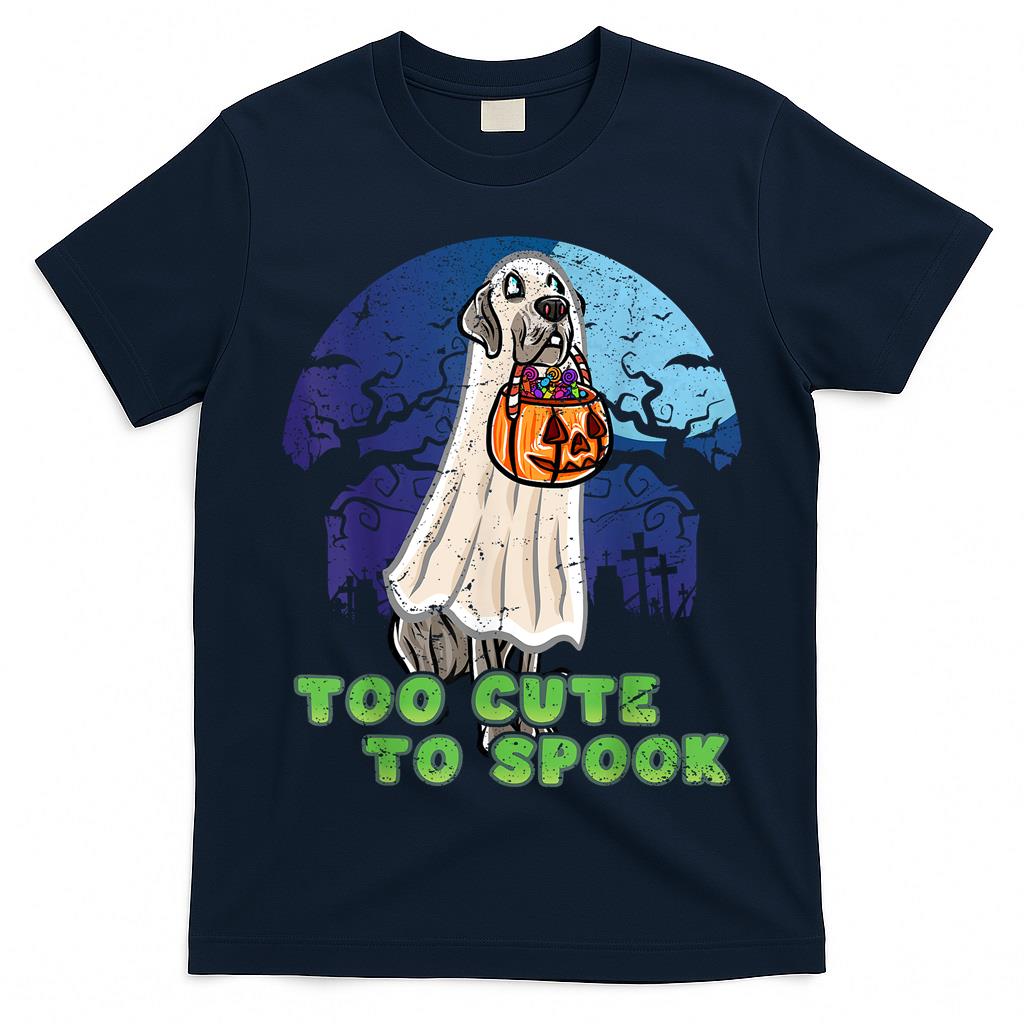 Great Dane Happy Halloween Costume Ghost Trick or Treat T-Shirt