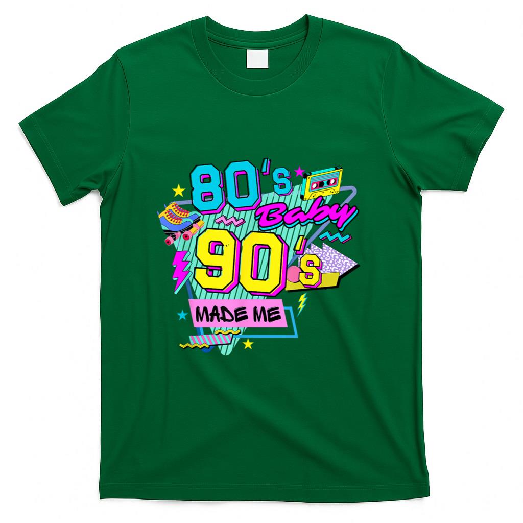 Retro Nostalgia - Retro Vintage 1980s 80's Baby 1990s 90's Made Me Nostalgia T-Shirt