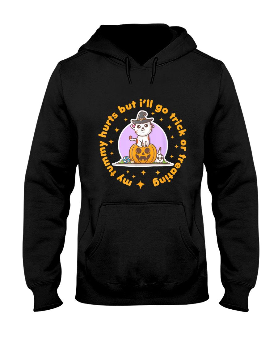 My Tummy Hurts Funny Halloween Cute Kawaii Trick or Treat T-Shirt