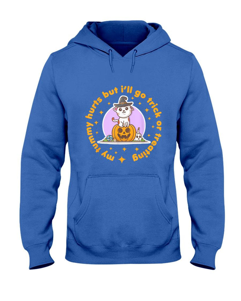 My Tummy Hurts Funny Halloween Cute Kawaii Trick or Treat T-Shirt
