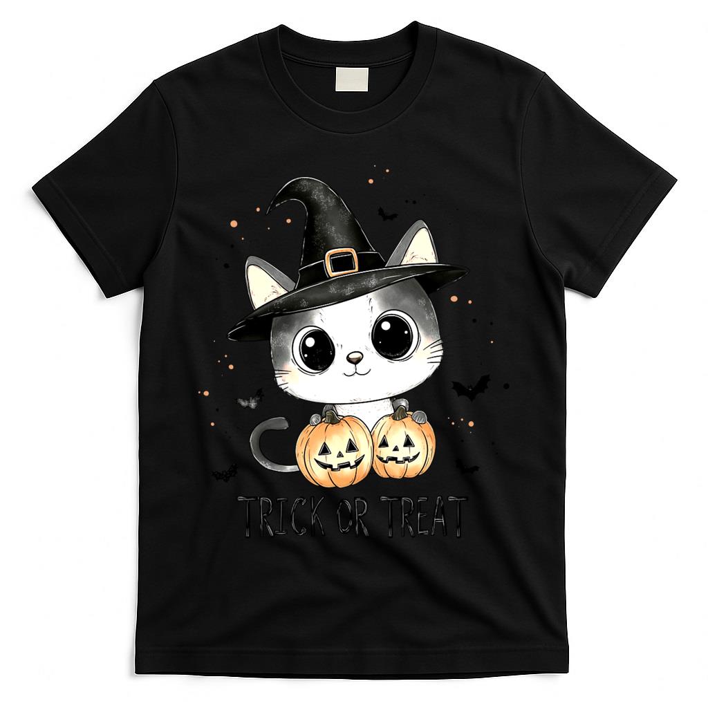 Halloween Cat Trick or Treat Classic T-Shirt