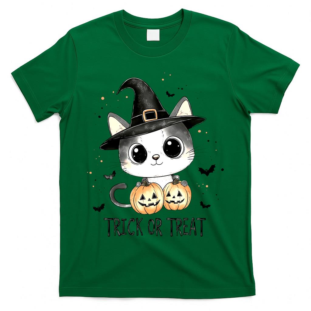Halloween Cat Trick or Treat Classic T-Shirt