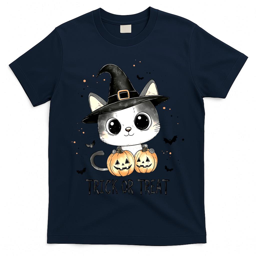Halloween Cat Trick or Treat Classic T-Shirt