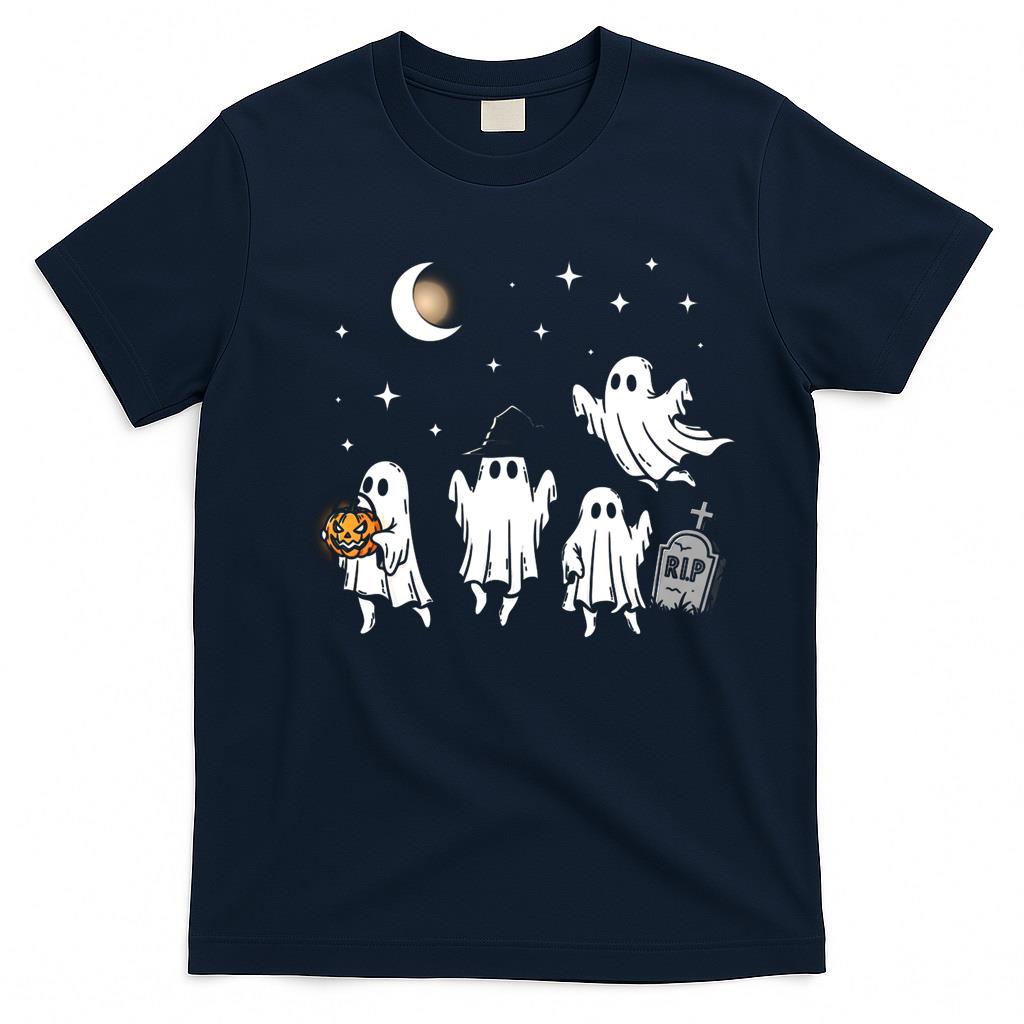Halloween Black Cats Ghosts Classic T-Shirt