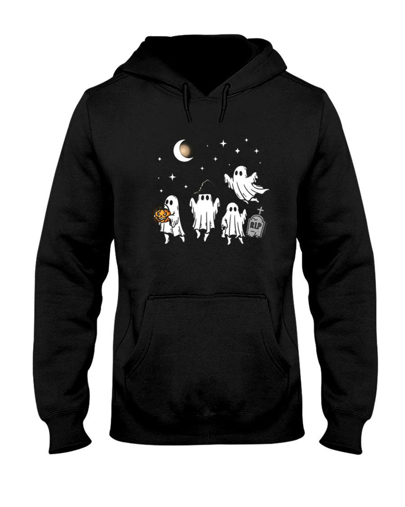 Halloween Black Cats Ghosts Classic T-Shirt