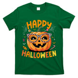 Happy Halloween 2025 Funny Pumpkin Trick Or Treat Men Women T-Shirt