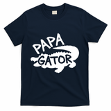 Papa Gator Dad Fathers Day Alligator Daddy Crocodile Cool Gift T-Shirt