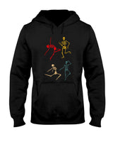 Dancing Dance Skeleton Halloween Day Spooky Trick Or Treat T-Shirt