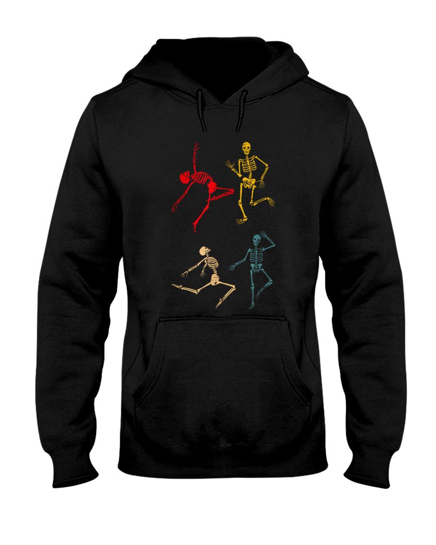 Dancing Dance Skeleton Halloween Day Spooky Trick Or Treat T-Shirt