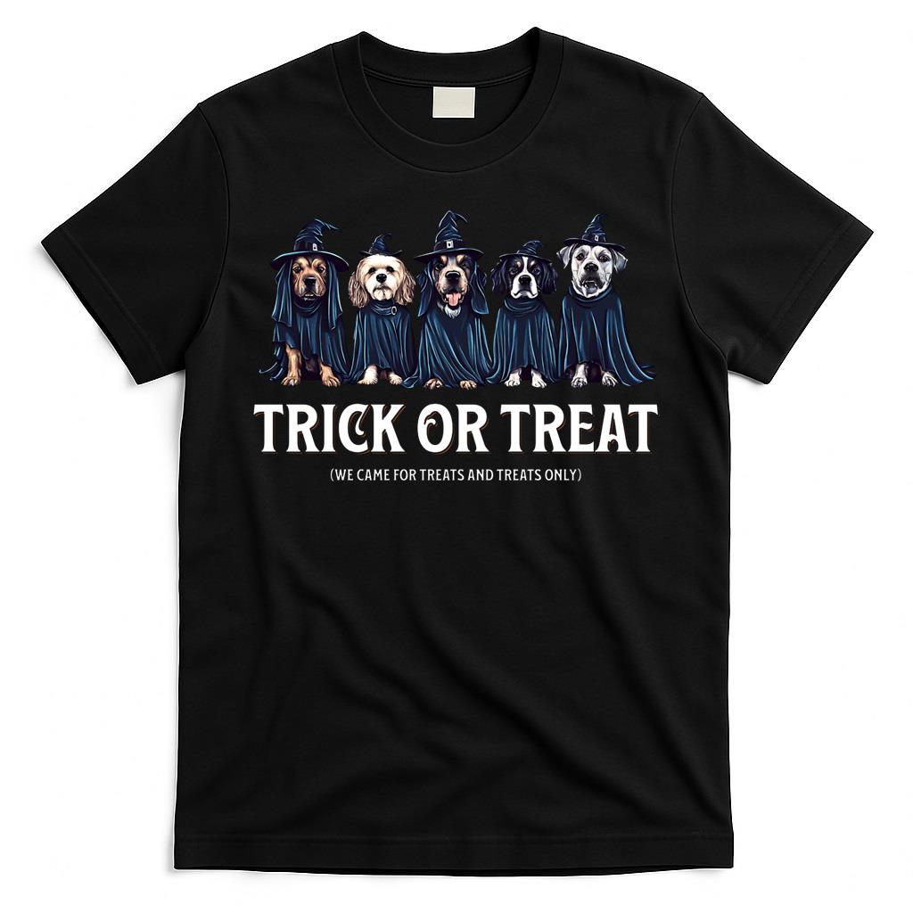 Funny Halloween design with dogs trick or treat Classic T-Shirt