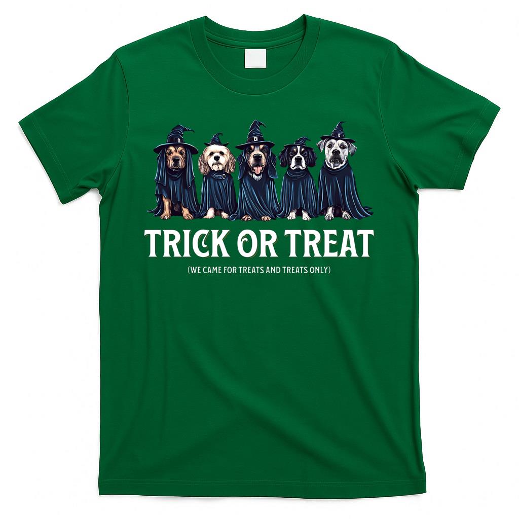 Funny Halloween design with dogs trick or treat Classic T-Shirt