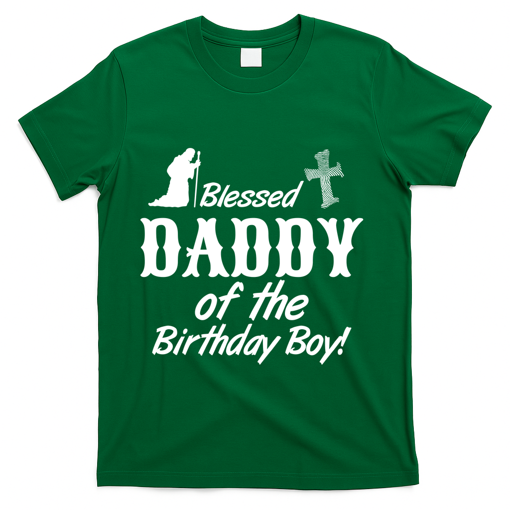Blessed Daddy Of The Birthday Boy T-Shirt