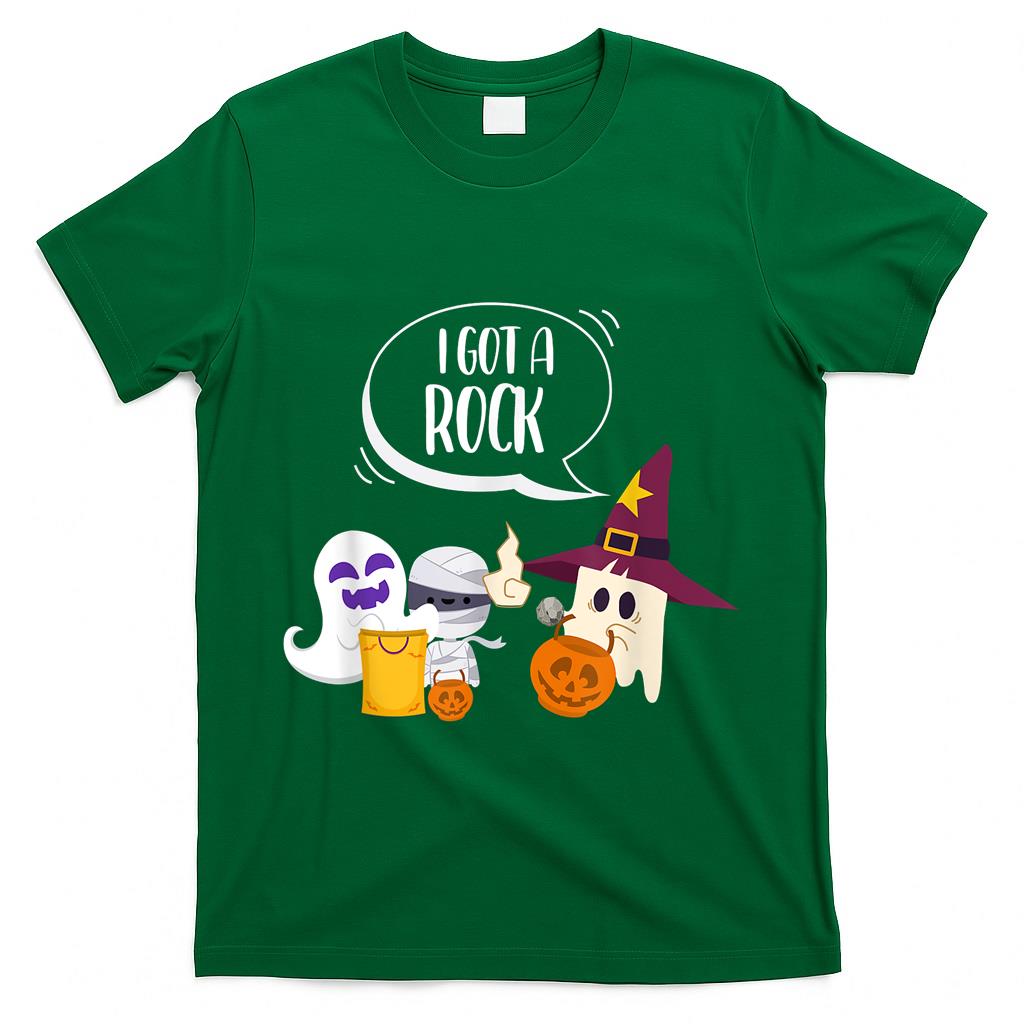 I Got A Rock Funny Trick Or Treat Halloween Squad T-Shirt