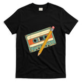 Retro Nostalgia - Retro-Kassetten-mit Bleistift 80er und 90er Nostalgie, Vinta T-Shirt