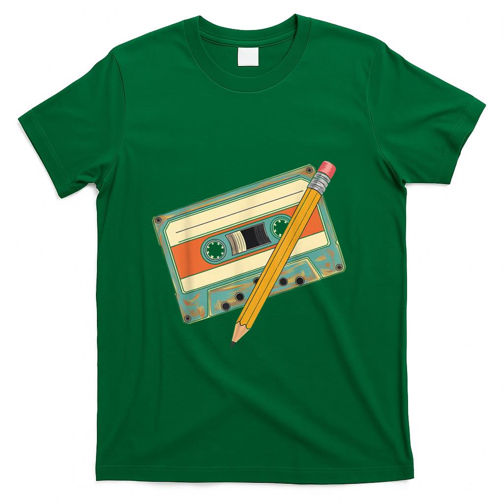 Retro Nostalgia - Retro-Kassetten-mit Bleistift 80er und 90er Nostalgie, Vinta T-Shirt