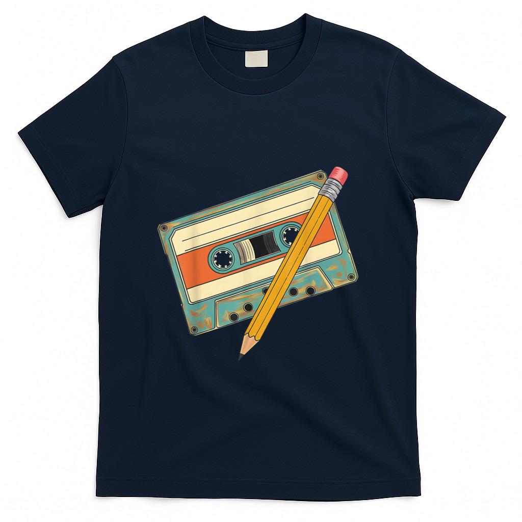 Retro Nostalgia - Retro-Kassetten-mit Bleistift 80er und 90er Nostalgie, Vinta T-Shirt