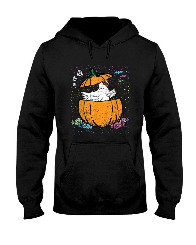 Chicken Pumpkin Halloween Costume Farm Animal Trick Or Treat T-Shirt